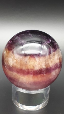 Sphère fluorine mauve