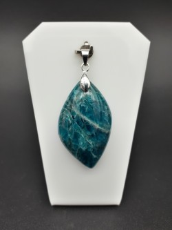 Pendentif apatite bleue