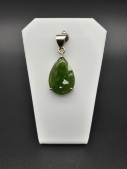 Pendentif chrome calcédoine