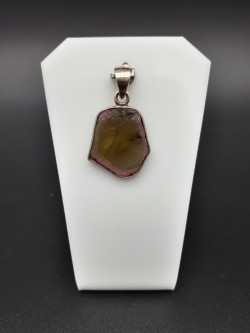 Pendentif tourmaline melon...