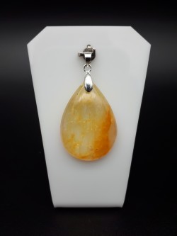 Pendentif quartz hématoïde...