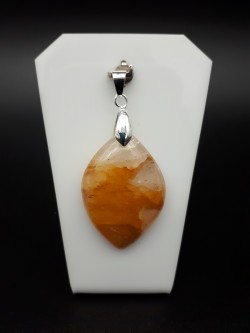Pendentif quartz hématoïde...