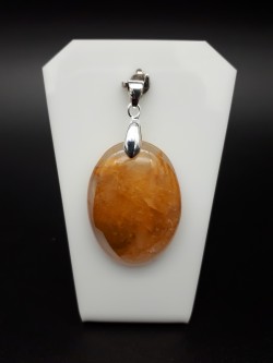 Pendentif quartz hématoïde...