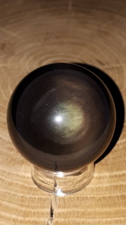 Sphère obsidienne œil céleste