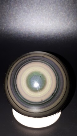 Sphère obsidienne œil céleste