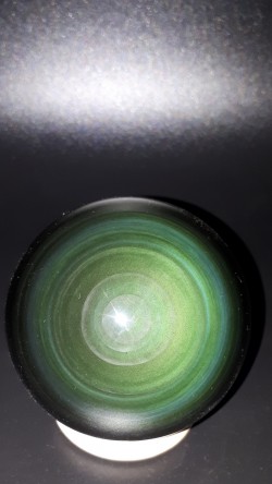 Sphère obsidienne œil céleste
