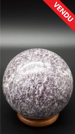 Sphère lépidolite