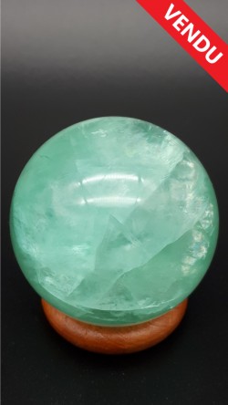 Sphère fluorine verte