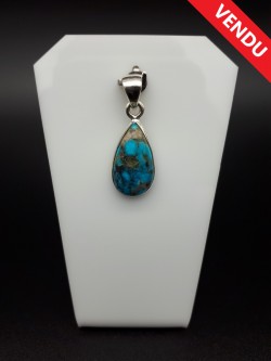 Pendentif turquoise d'Arizona