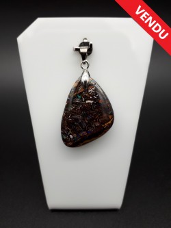 Pendentif opale Boulder