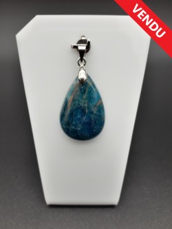 Pendentif apatite bleue