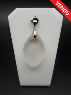 Pendentif cristal de roche