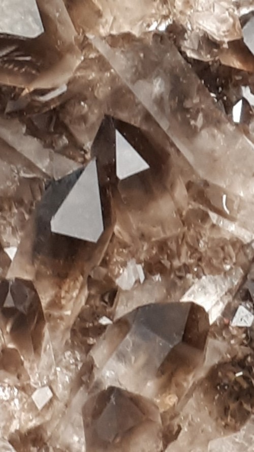 Amas de quartz fumé
