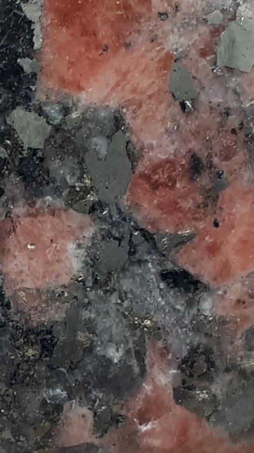 Wagnérite, triplite, pyrite